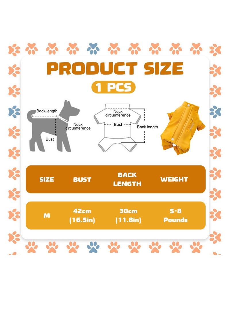 Dog Winter Coat, Warm Winter Jumper Sweater Soft Sweatshirt for Cold Weather Soft and Warm for the Animal and Easy to Wear Puppy Winter Apparel Outdoor Clothes Dog Cat Cosy Coat for Small Dogs - Image 3